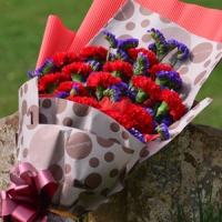 Red Carnations Bouquet